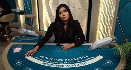 Live Casino Blackjack Silver F screenshot
