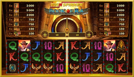Twin Spinner Book of Ra deluxe screenshot