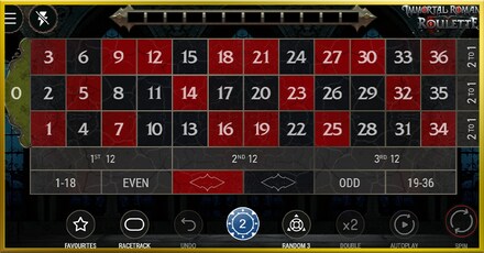 Immortal Romance Roulette screenshot