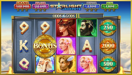 Starlight Jackpots Odds of the Gods 2 screenshot