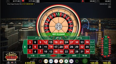 Virtual Vegas Roulette 500x screenshot