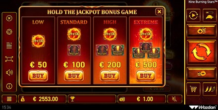 9 Burning Stars screenshot