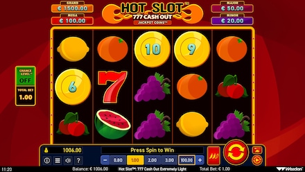 Hot Slot: 777 Cash Out Extremely Light screenshot